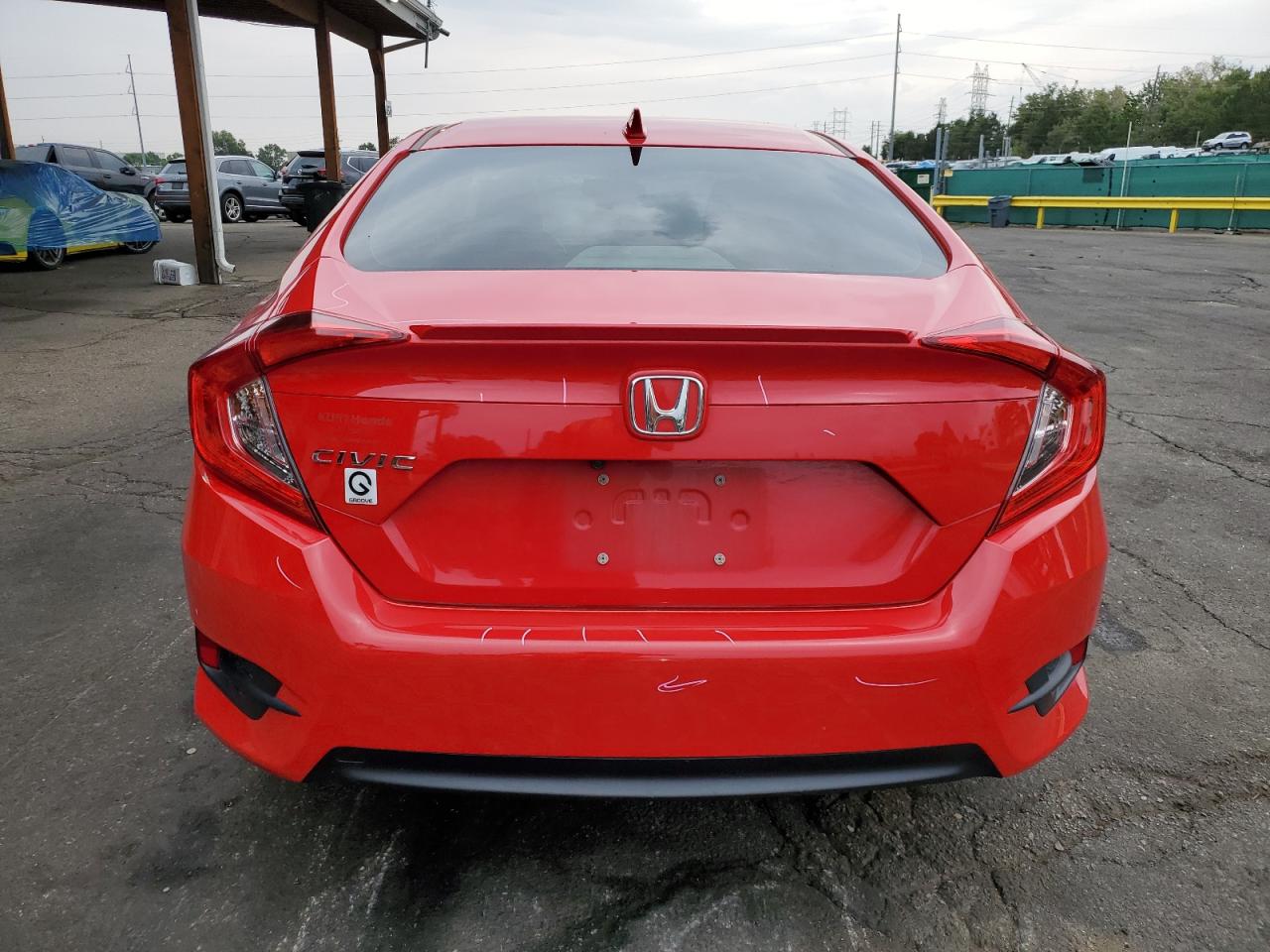 2018 Honda Civic Ex VIN: JHMFC1F83JX043209 Lot: 70376125