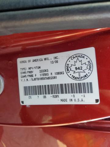 2007 ACURA RDX TECHNOLOGY  