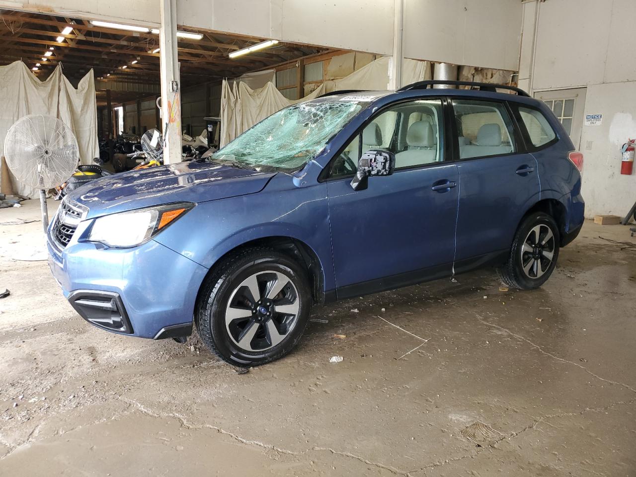 2017 Subaru Forester 2.5I blue null gas JF2SJABC7HH480202 photo #1