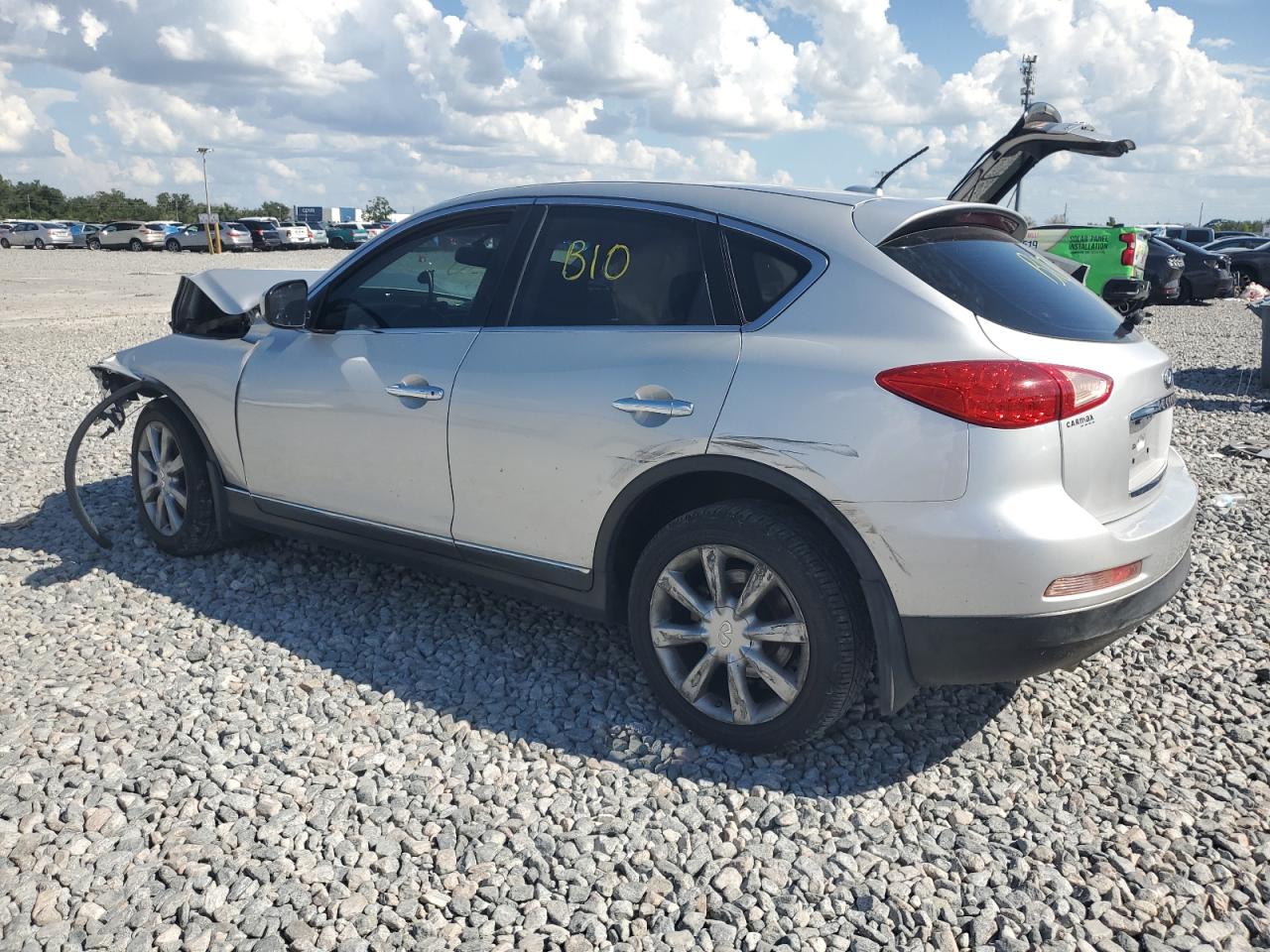 2012 Infiniti Ex35 Base silver null gas JN1AJ0HR3CM450228 photo #3