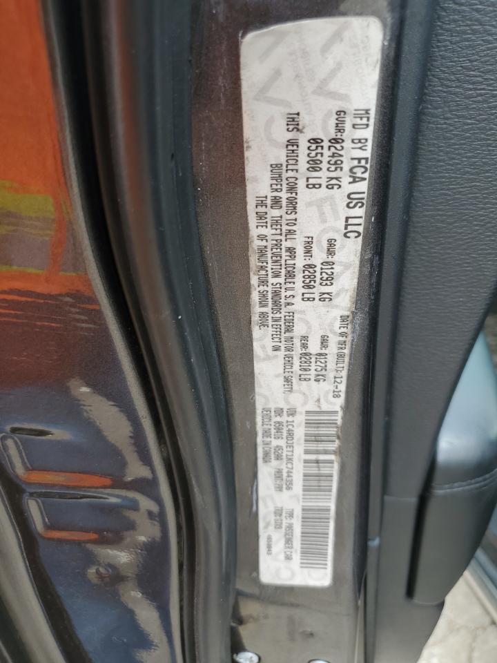 2019 Dodge Durango Sxt VIN: 1C4RDJAG3KC599670 Lot: 68662345