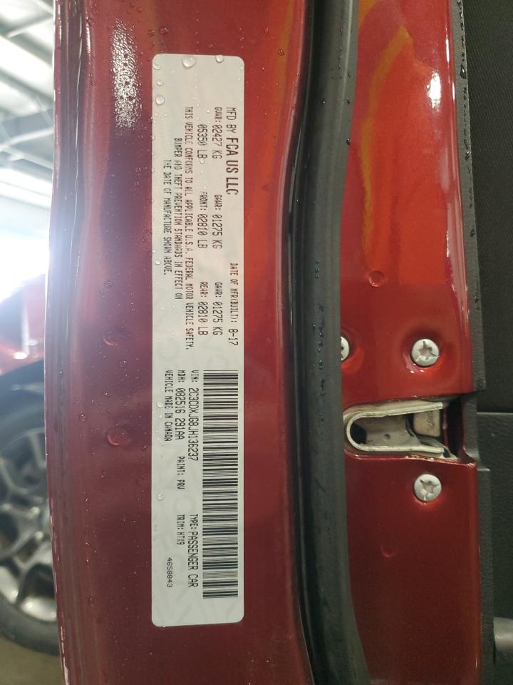 2018 Dodge Charger Gt VIN: 2C3CDXJG8JH136237 Lot: 68736745