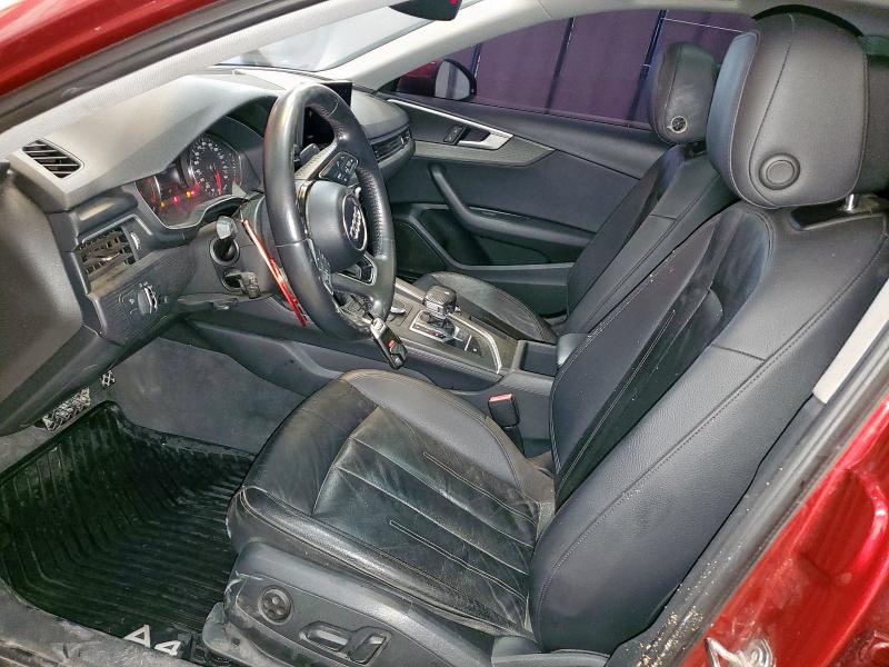  AUDI A4 2018 Czerwony