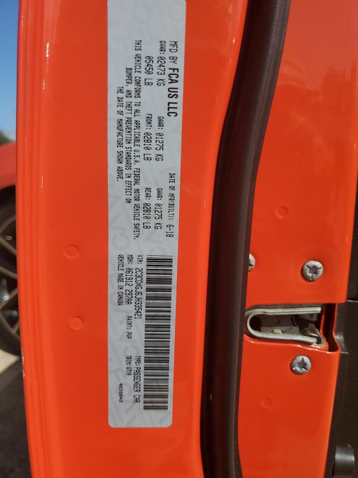 2018 Dodge Charger R/T 392 VIN: 2C3CDXGJ6JH335421 Lot: 69058295