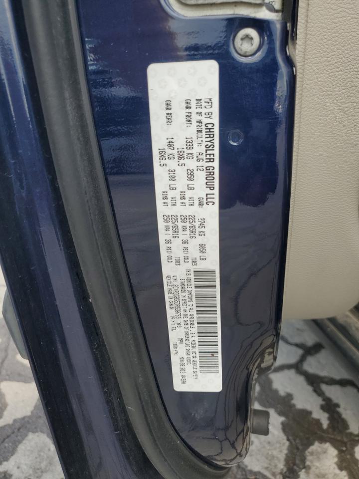 2013 Dodge Grand Caravan Se VIN: 2C4RDGBG5DR530765 Lot: 69315265