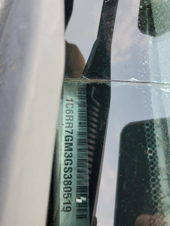 2016 Ram 1500 Slt VIN: 1C6RR7GM3GS380519 Lot: 64939565