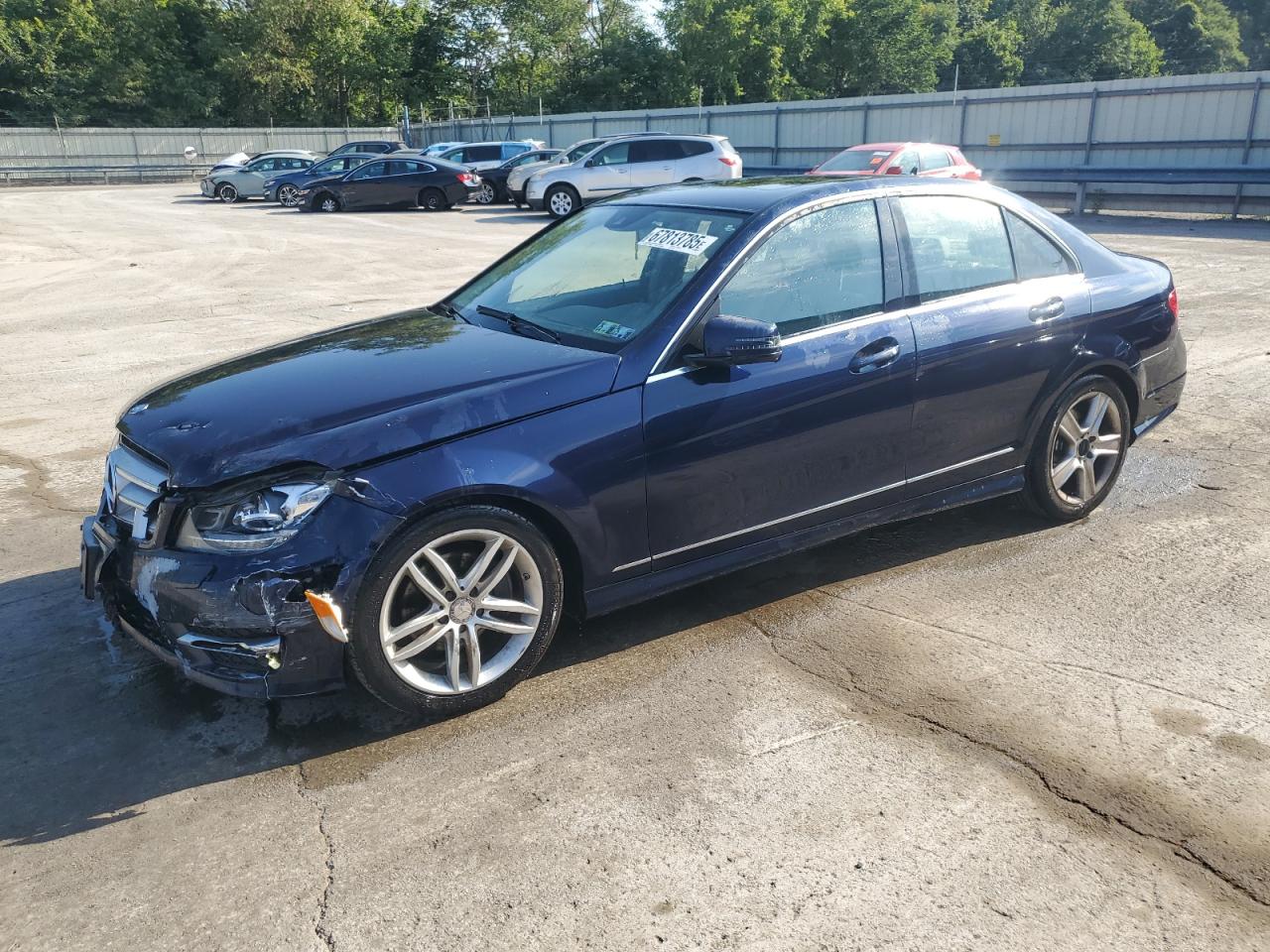 2012 Mercedes-Benz C 300 4Matic black null gas WDDGF8BB3CR239784 photo #1