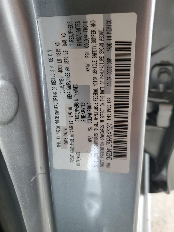 2015 Mazda 3 Sport VIN: 3MZBM1U75FM147637 Lot: 67215005