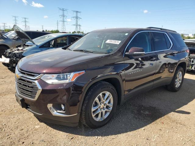  CHEVROLET TRAVERSE 2021 Бордовый