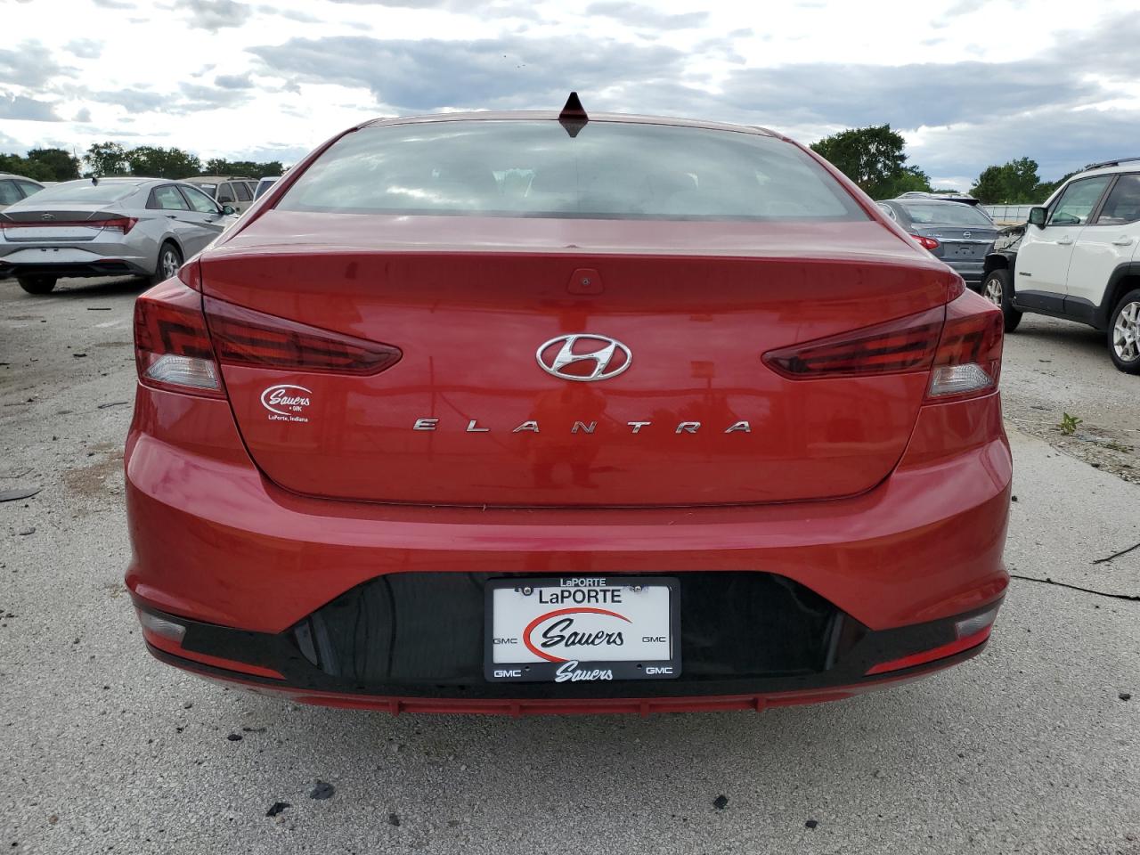 2019 Hyundai Elantra Sel VIN: KMHD84LF6KU772625 Lot: 70184145