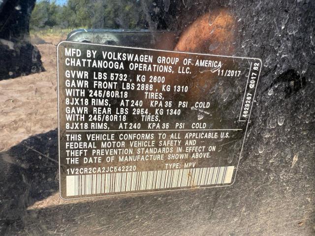 2018 VOLKSWAGEN ATLAS SE  