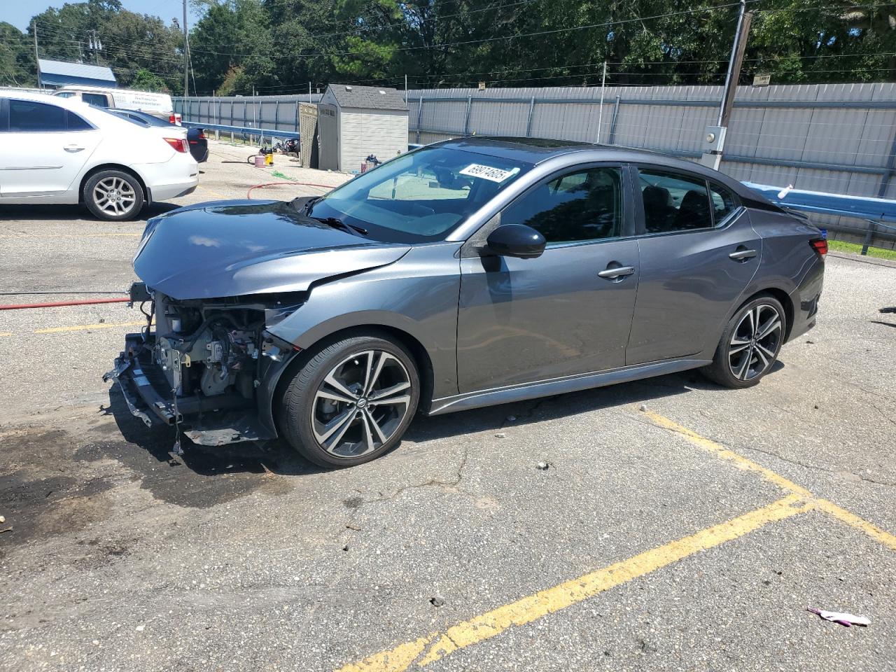2021 Nissan Sentra Sr grey null gas 3N1AB8DV5MY298451 photo #1