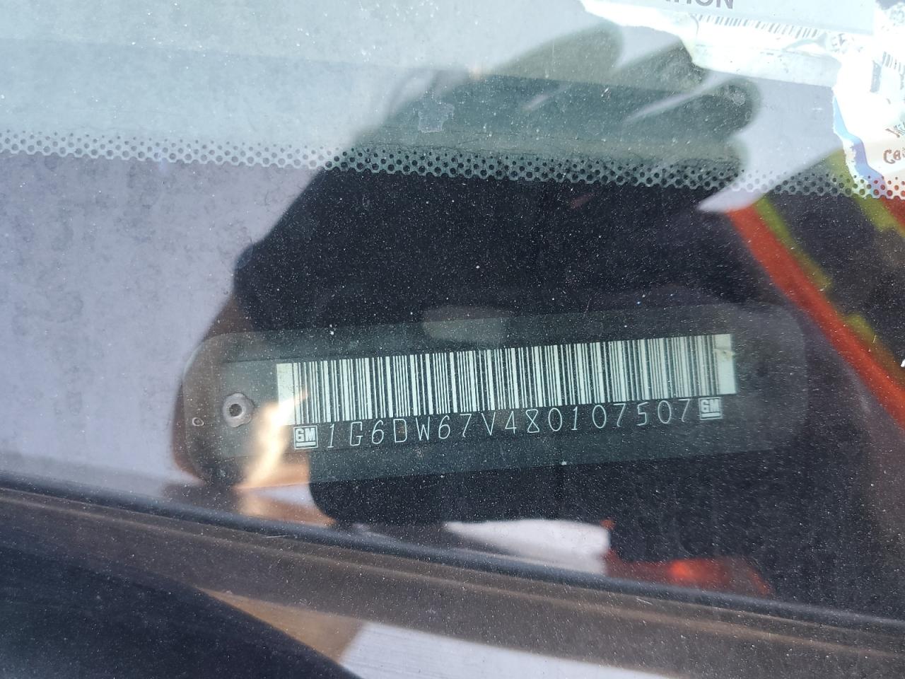 2008 Cadillac Sts VIN: 1G6DW67V480107507 Lot: 69667625