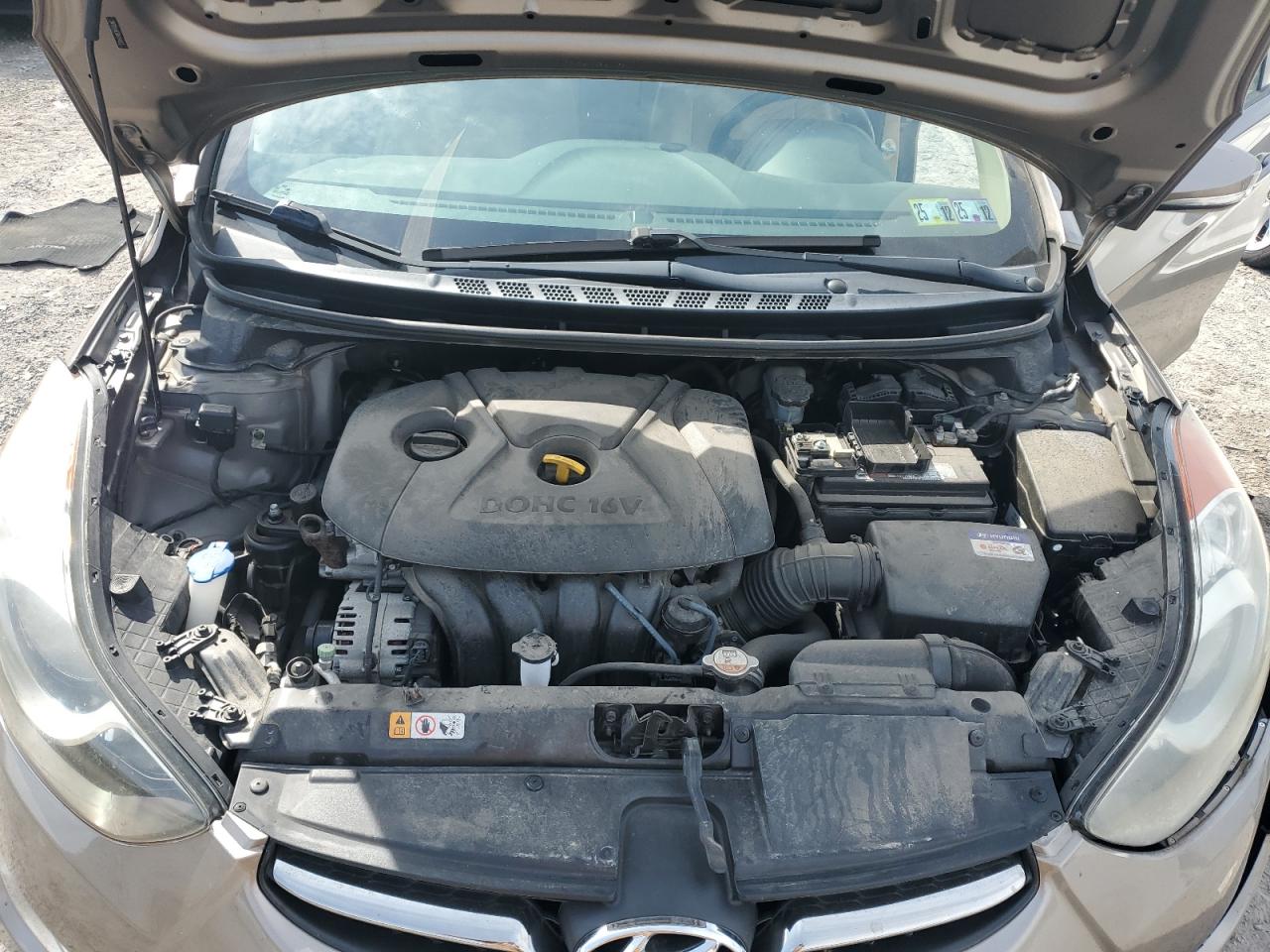 2013 Hyundai Elantra Gls VIN: 5NPDH4AE3DH314925 Lot: 68856255