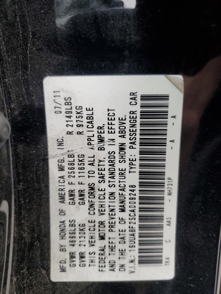 2012 Acura Tl VIN: 19UUA8F25CA009248 Lot: 68459575