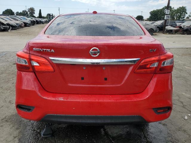  NISSAN SENTRA 2017 Красный