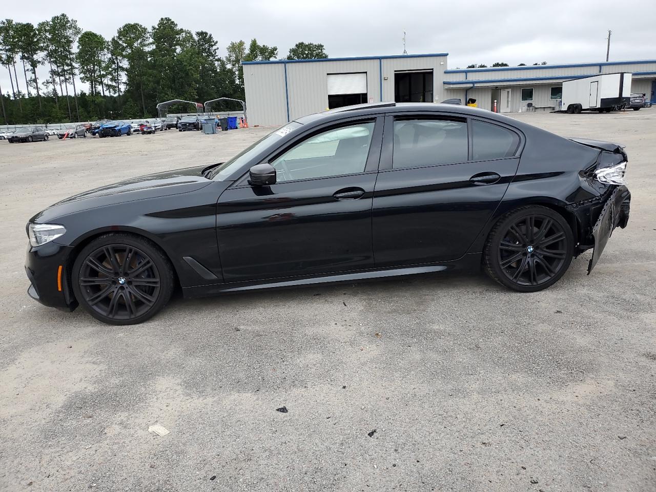 2018 BMW M550Xi black null gas WBAJB9C50JB036218 photo #1