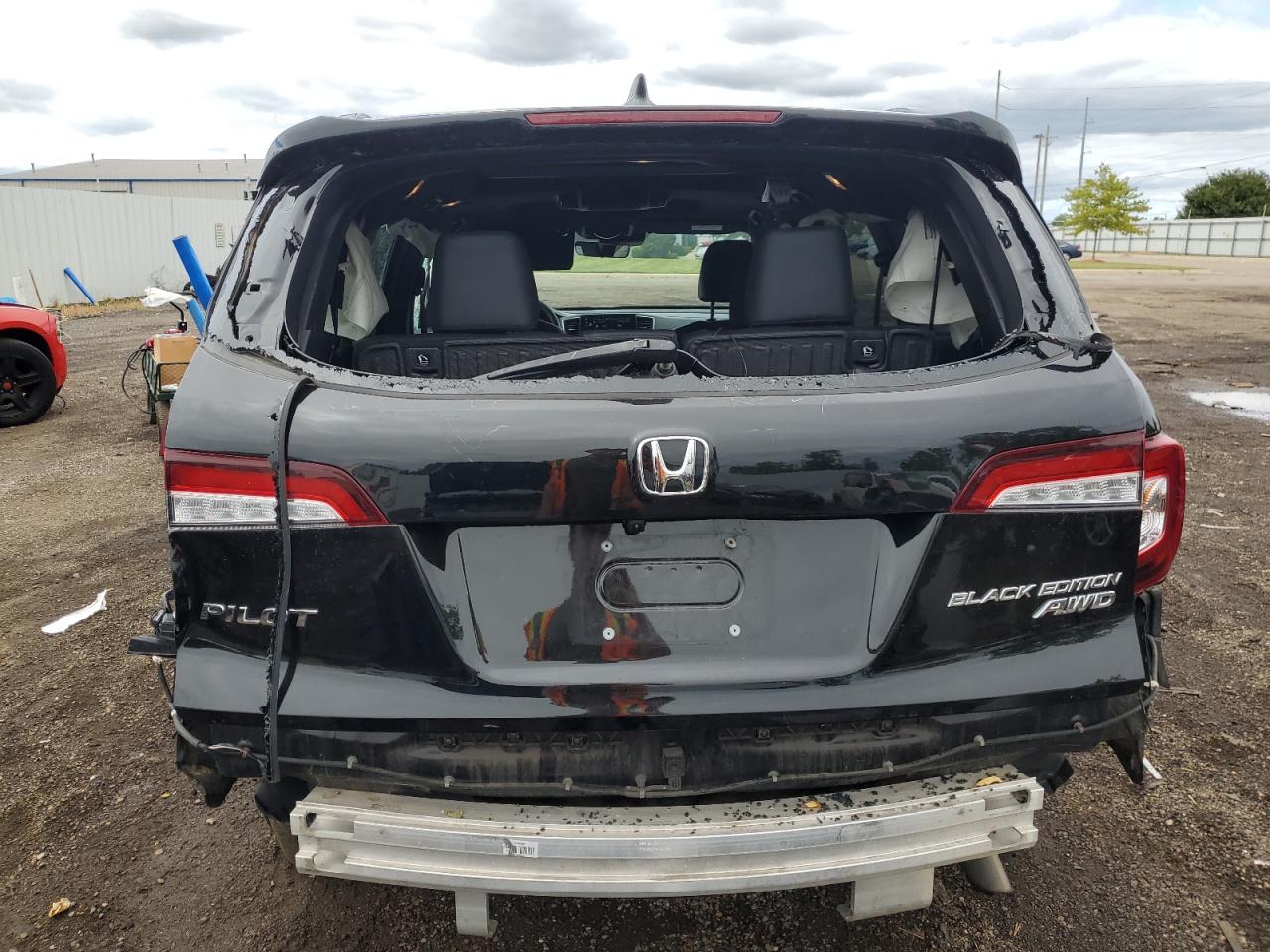 2022 Honda Pilot Black VIN: 5FNYF6H78NB050076 Lot: 69744065