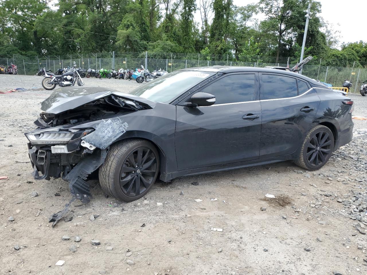 2019 Nissan Maxima S black null gas 1N4AA6AVXKC374993 photo #1