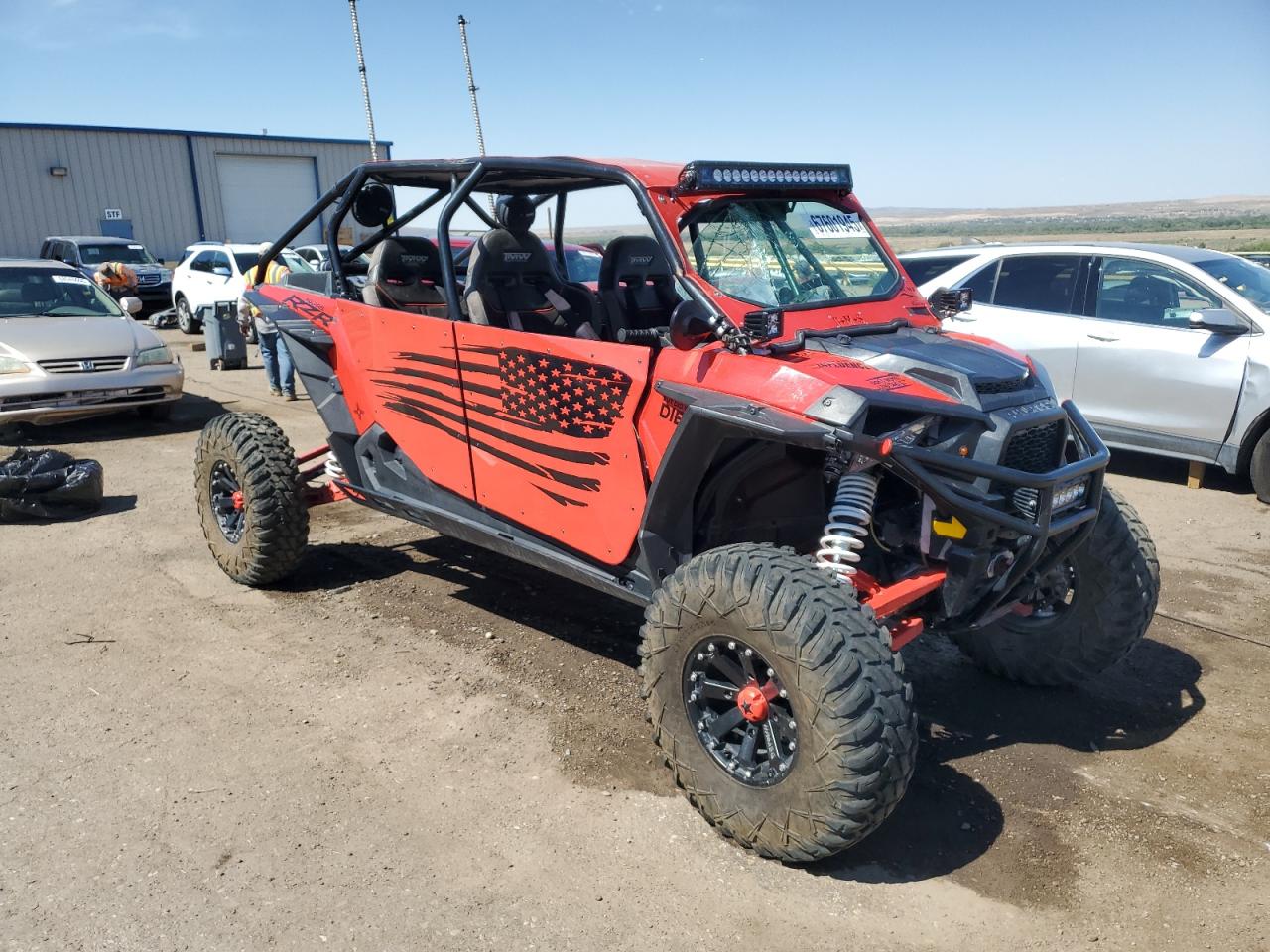 2015 Polaris Rzr? Xp 4 1000 red null gas 4XAVFE994FB958405 photo #1