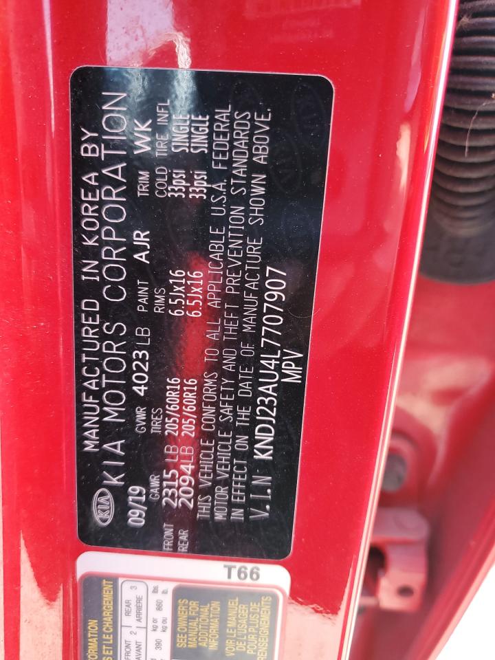 2020 Kia Soul Lx VIN: KNDJ23AU4L7707907 Lot: 69207565