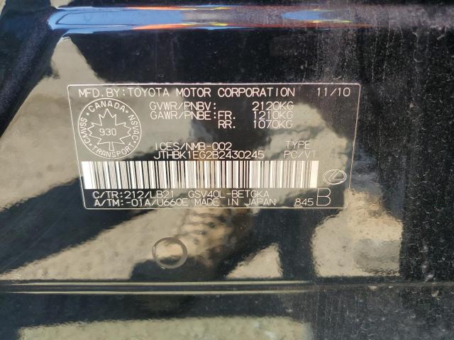 2011 LEXUS ES 350  