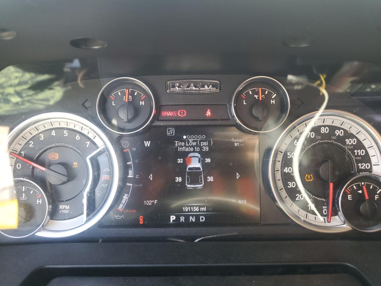 2013 Ram 1500 Slt VIN: 1C6RR6LT9DS607344 Lot: 68652105