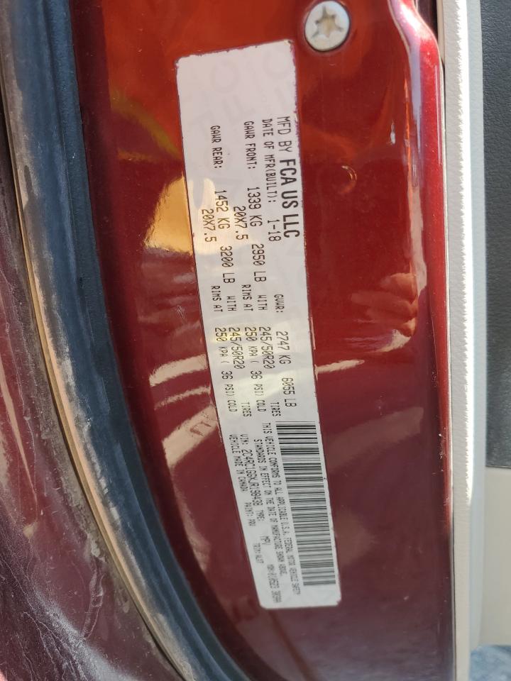 2018 Chrysler Pacifica Limited VIN: 2C4RC1GGXJR198438 Lot: 67744555