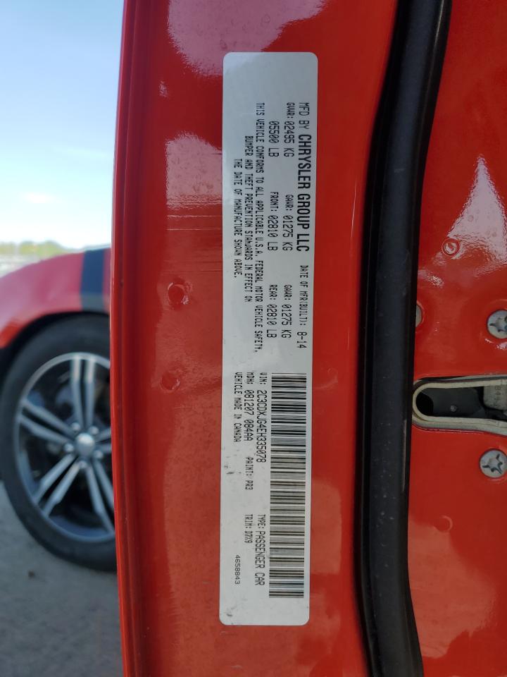 2014 Dodge Charger Sxt VIN: 2C3CDXJG4EH335078 Lot: 67461885