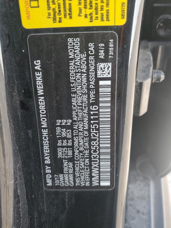 2018 Mini Cooper S VIN: WMWXU3C58J2F51116 Lot: 69263415