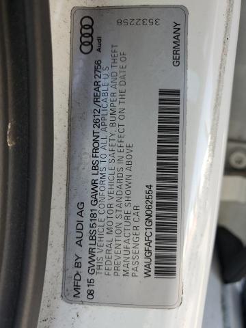 2016 AUDI A6 PREMIUM PLUS  