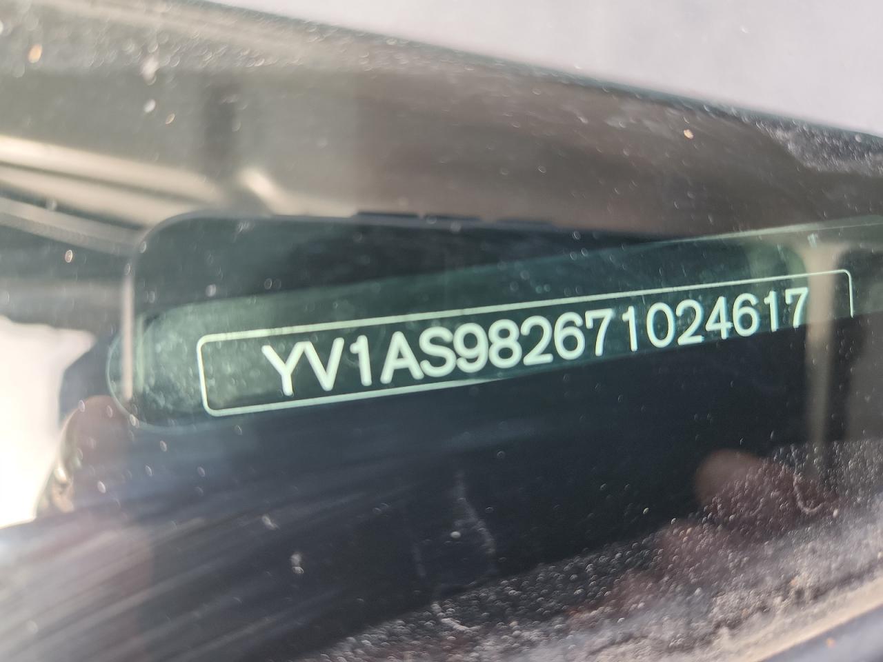 2007 Volvo S80 3.2 VIN: YV1AS982671024617 Lot: 68873735