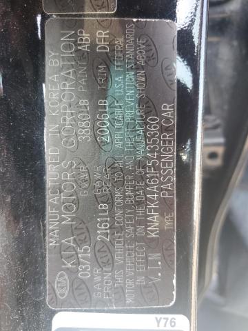 2015 KIA FORTE LX  