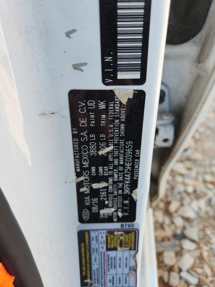 2017 Kia Forte Lx VIN: 3KPFK4A75HE039659 Lot: 70317805