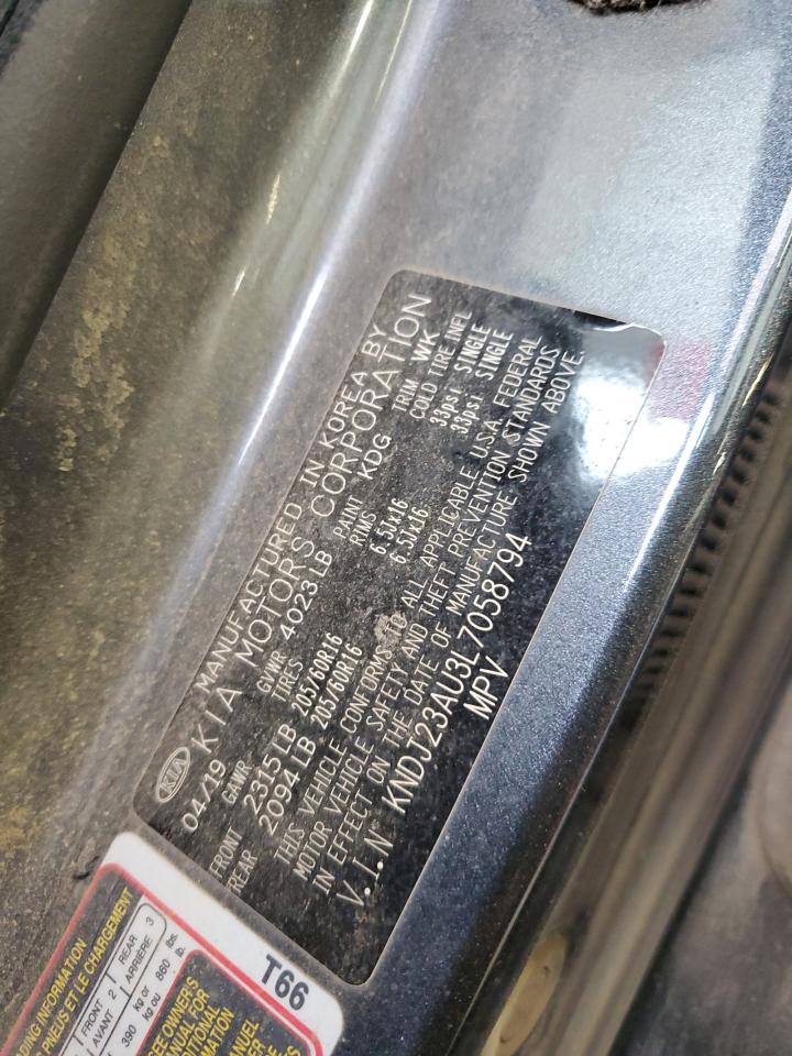 2020 Kia Soul Lx VIN: KNDJ23AU3L7058794 Lot: 70716995