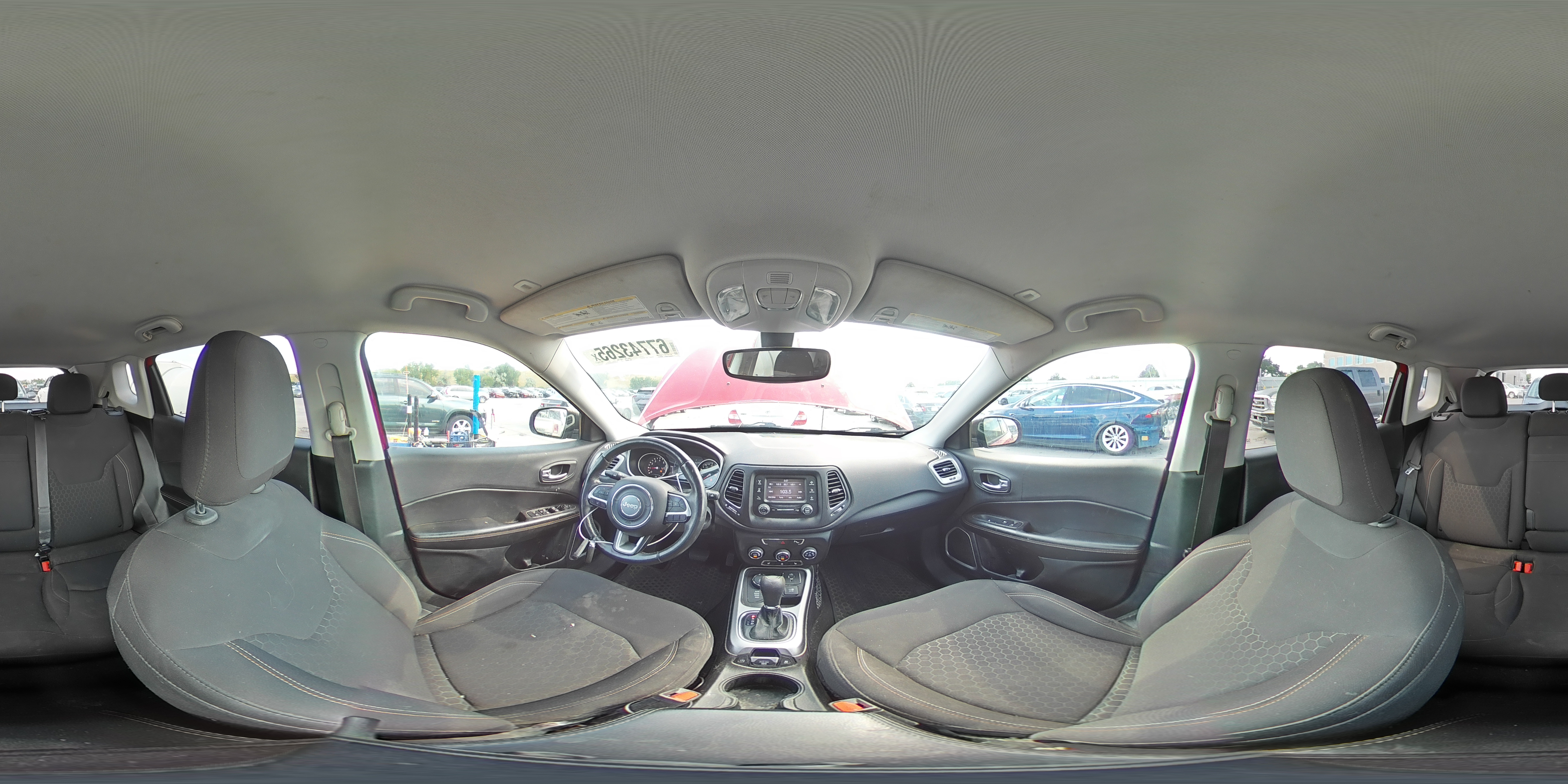 2017 Jeep Compass Sport VIN: 3C4NJDAB0HT668082 Lot: 67743265