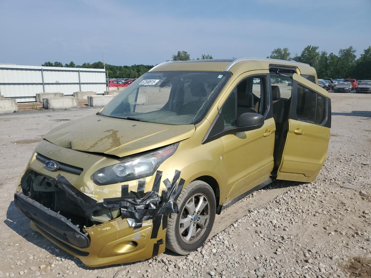 2015 Ford Transit Connect Xlt gold van gas NM0GE9F77F1194518 photo #1