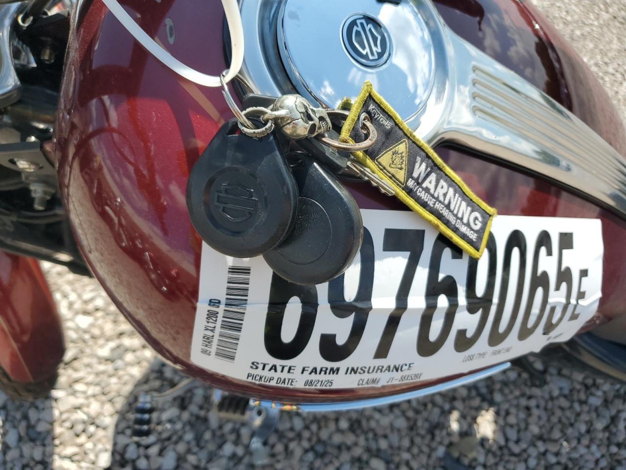 2009 Harley-Davidson Xl1200 C VIN: 1HD1CT31X9K448330 Lot: 69769065