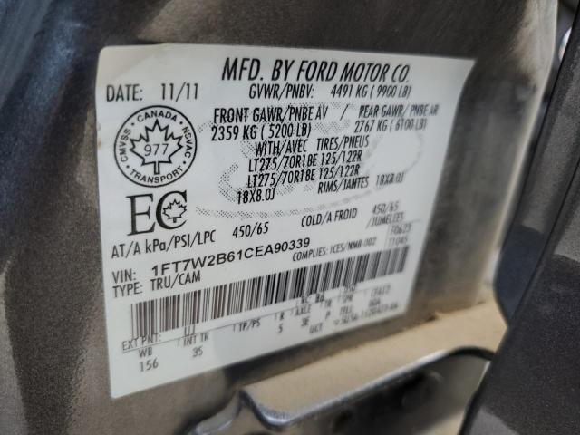 2012 FORD F250 SUPER DUTY  