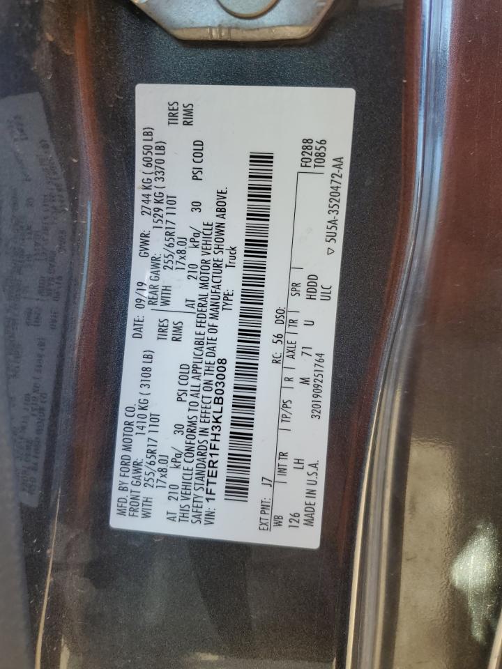 2019 Ford Ranger Xl VIN: 1FTER1FH3KLB03008 Lot: 69406685