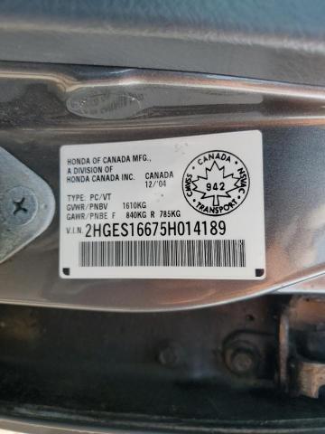 2005 HONDA CIVIC LX  