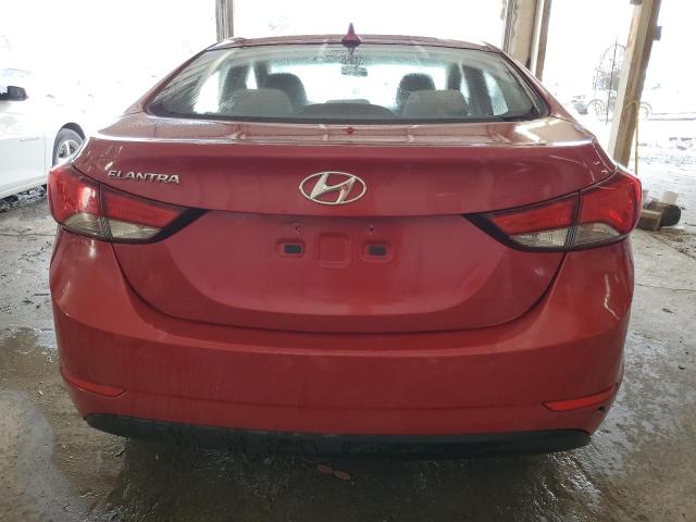  HYUNDAI ELANTRA 2016 Czerwony