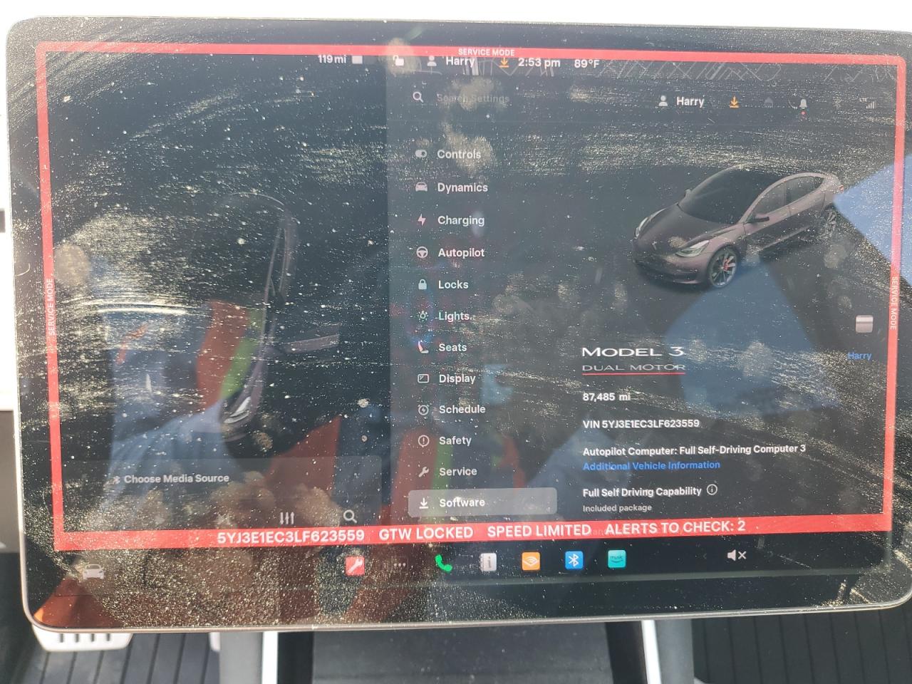 2020 Tesla Model 3 VIN: 5YJ3E1EC3LF623559 Lot: 69314755