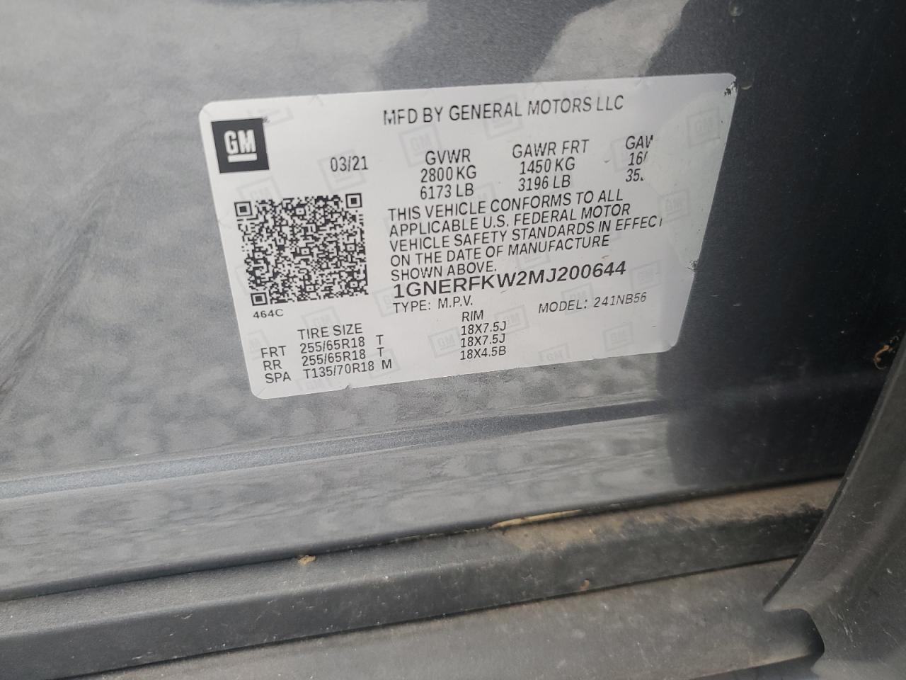 2021 Chevrolet Traverse Ls VIN: 1GNERFKW2MJ200644 Lot: 82083005