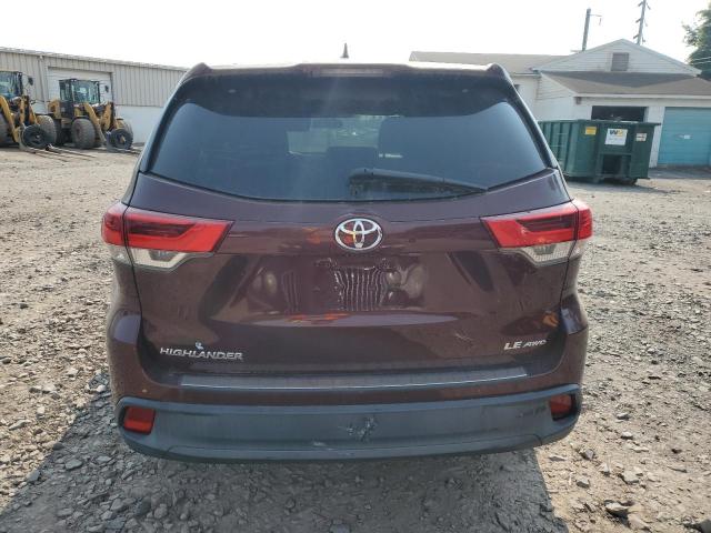  TOYOTA HIGHLANDER 2018 Burgundy