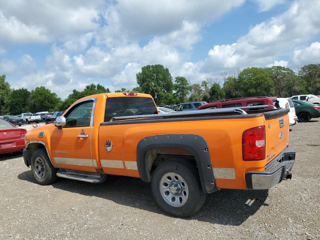 2009 Chevrolet Silverado C1500 Lt orange null flexible 1GCEC24079Z185241 photo #3