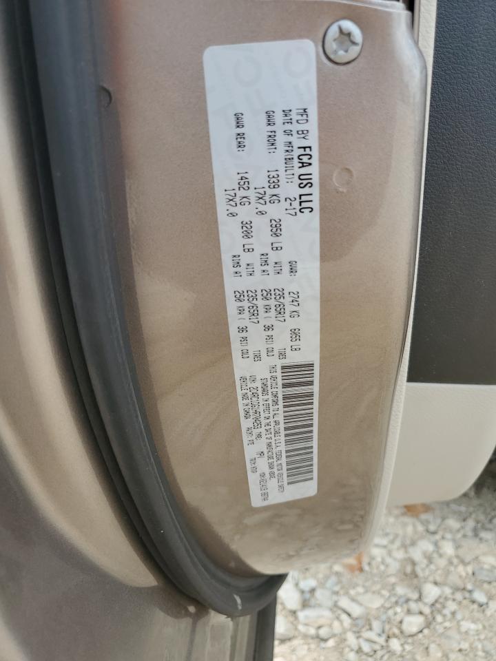 2017 Chrysler Pacifica Touring VIN: 2C4RC1DG1HR704253 Lot: 70134515