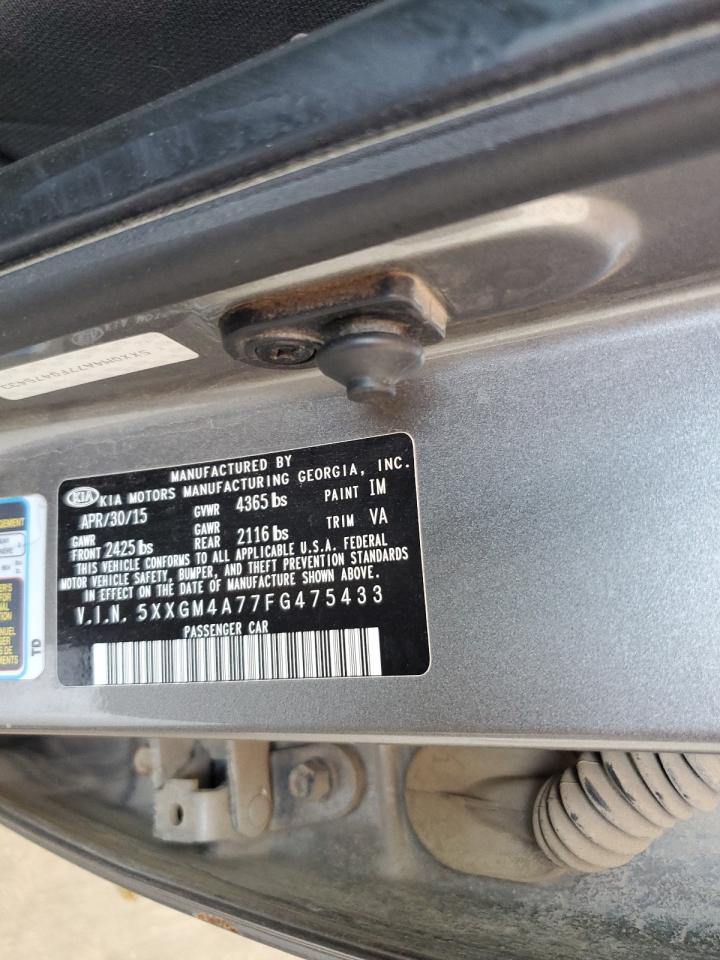 2015 Kia Optima Lx VIN: 5XXGM4A77FG475433 Lot: 68848095