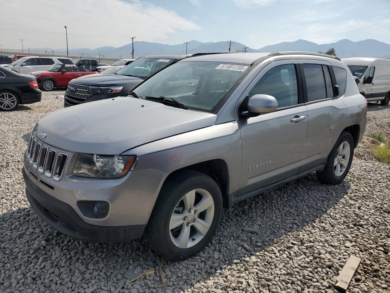 2016 Jeep Compass Latitude silver null gas 1C4NJDEB6GD733399 photo #1
