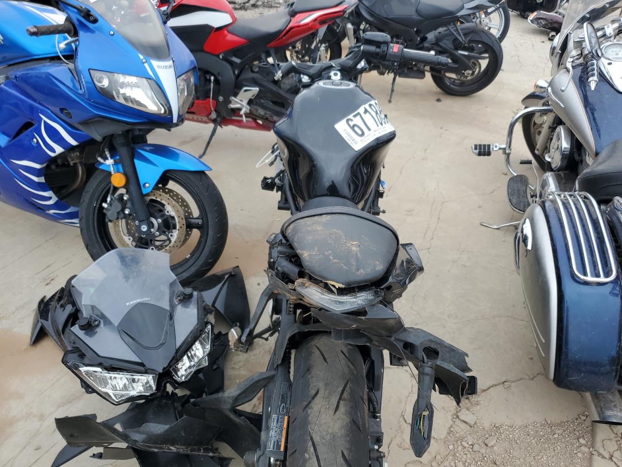 2025 Kawasaki Ex650 R VIN: ML5EXER15SDAF6658 Lot: 67188535